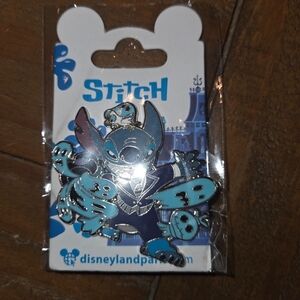 Disney Paris Stitch Haunted Mansion Pin